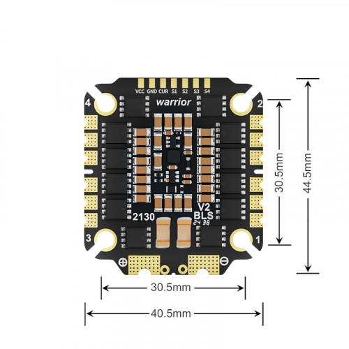 RPXー４DIRT.SPE ESC Aocoda-RC Warrior 3055S/3065S/3075S 55A/65A/75A 4-IN-1 ESC